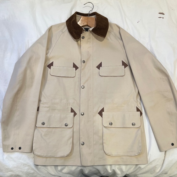 Mens Mackintosh 104 Rubberized Cotton Barn Rain Coat Mens Sz 40 Made in Scotland